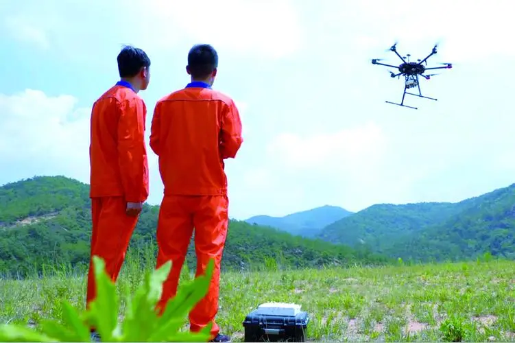 乌达无人机倾斜摄影巡检拍摄